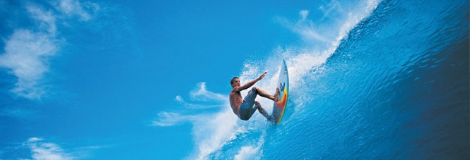 Surfing in Maldives