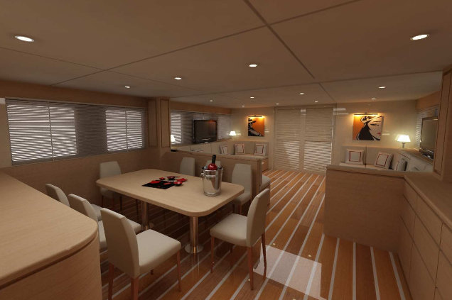 Vismara 90 superyacht - Dining