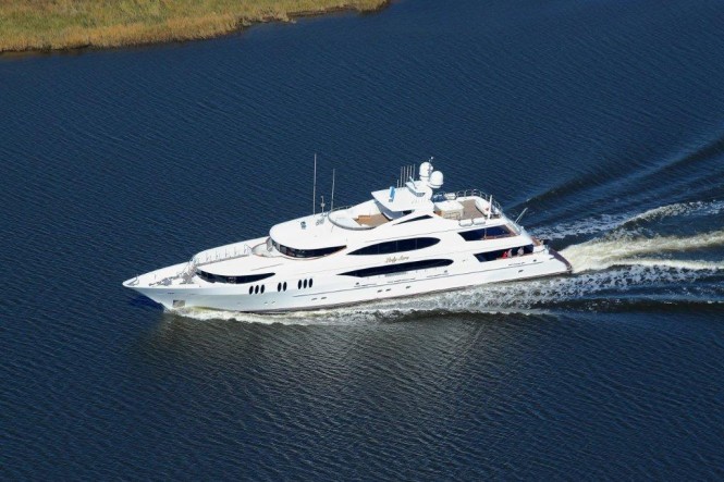 50m Trinity superyacht Lady Sura (T059) - Sea Trial December 2012