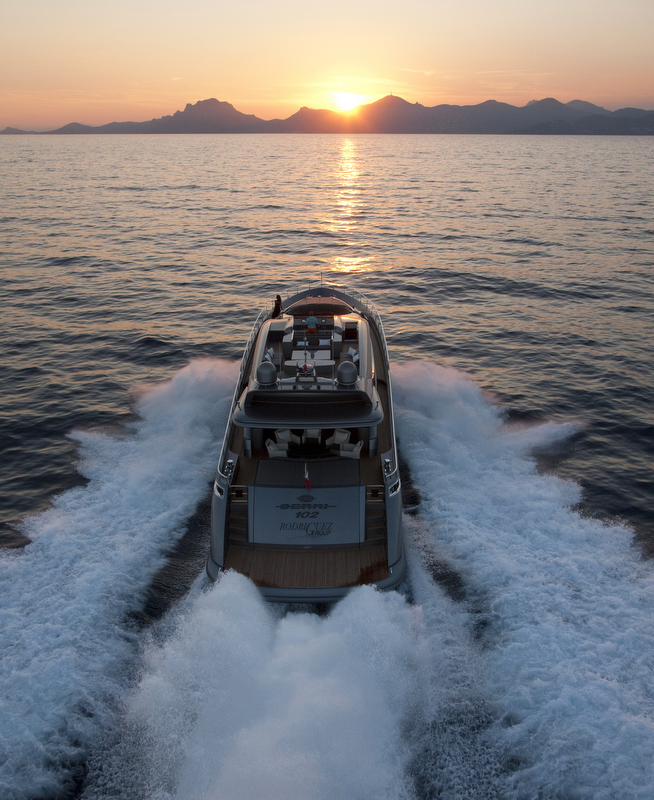 Cerri 102 Hull 2 superyacht - aft view