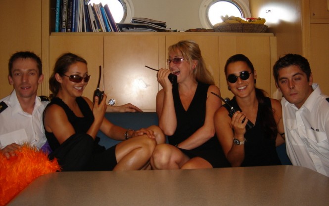 Former chief stewardess Carrie Stocker (centre) joins Yachting Pages