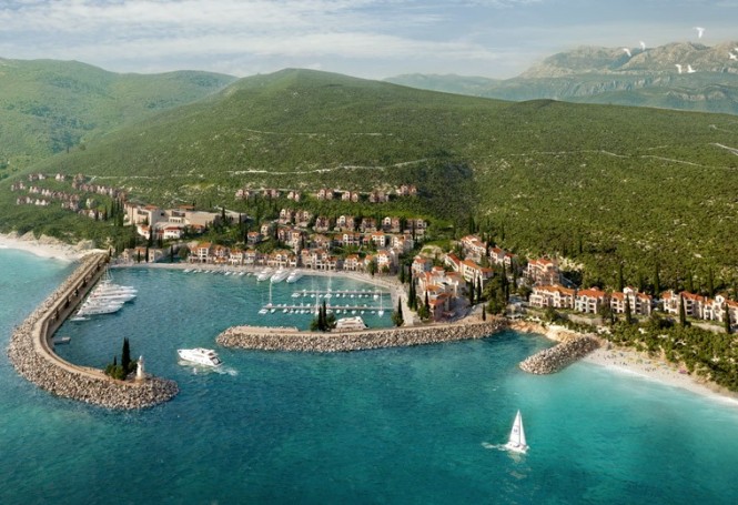 Lustica Bay Marina to be situated in a popular Meditteranean yacht charter destination - Montenegro