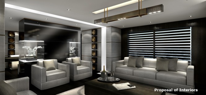 Luxury motor yacht Classique 35 - Salon