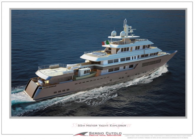 Luxury superyacht Project 0198 - HT by Sergio Cutolo - aft view