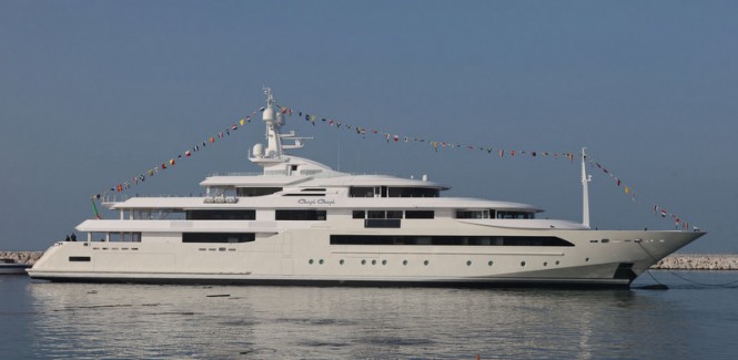 Newly launched CRN 129 megayacht CHOPI CHOPI