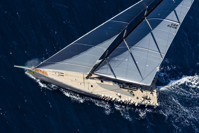 WallyCento luxury yacht Hamilton - Image by Rolex/Carlo Borlenghi