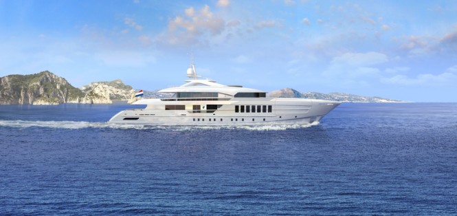 55m Heesen fast displacement superyacht YN 17255