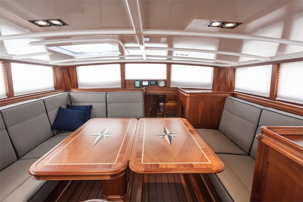 Aluboot yacht Windhunter II - Salon