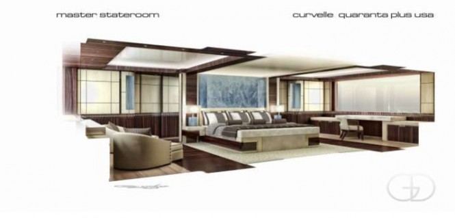 Curvelle quaranta Plus USA Yacht - Interior