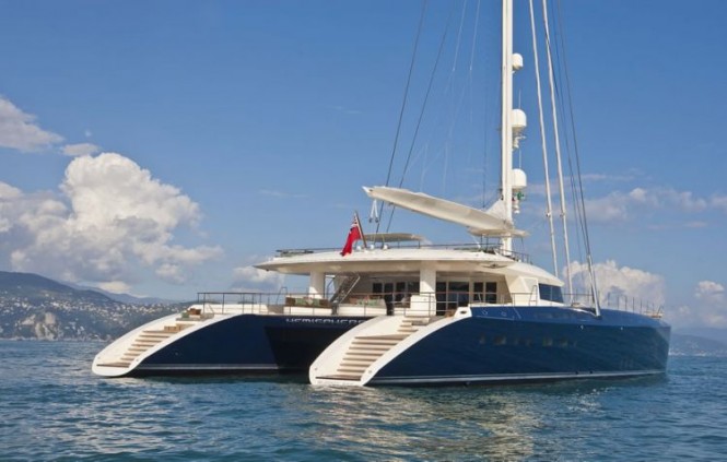 Luxury catamaran yacht Hemisphere (Project Gemini) by Pendennis