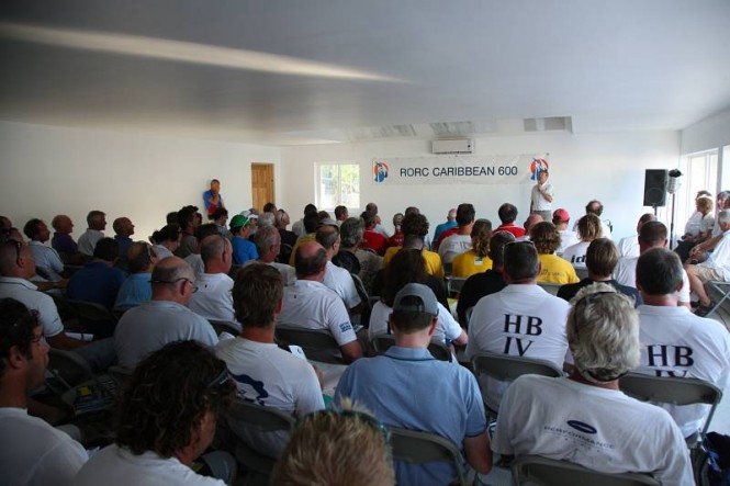 Skippers' Briefing - Photo by Tim Wright/photoaction.com