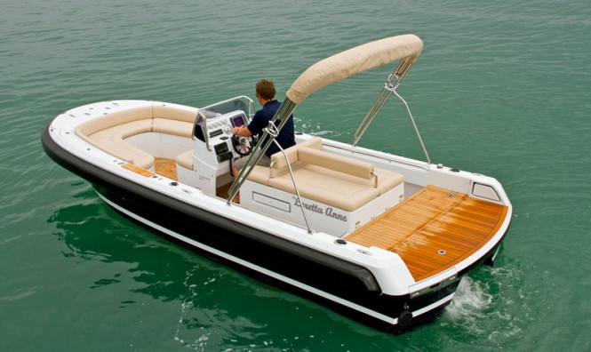 TT Loretta Anne superyacht tender - view from above