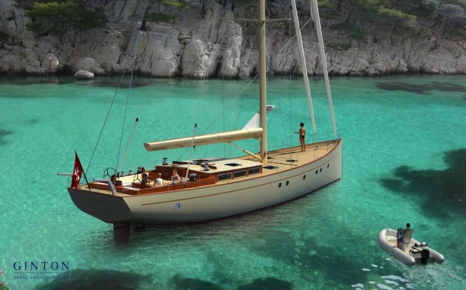 Toy-B sailing yacht of 21m by Ginton Naval Architects