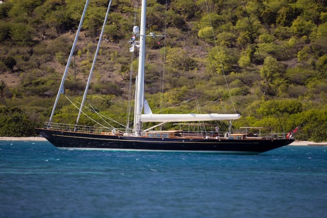 Royal Huisman sailing yacht Pumula - Photo Cory Silken