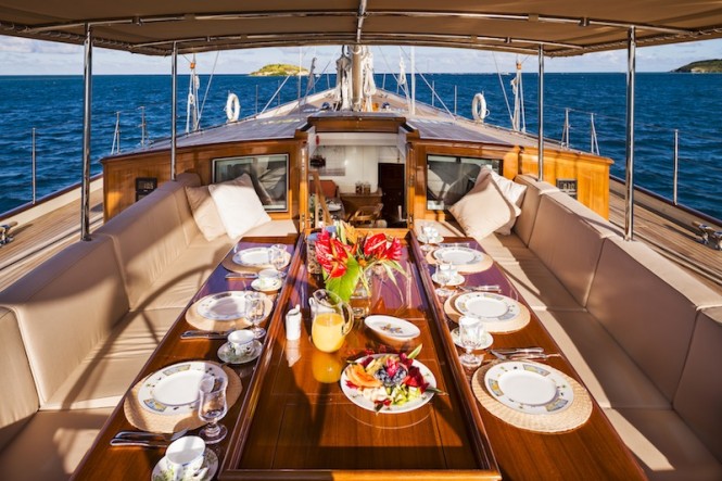 Royal Huisman  Pumula Yacht - Photo by Cory Silken