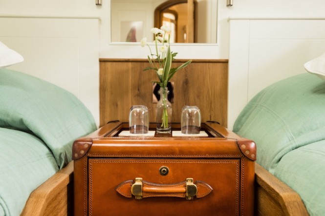 Royal Huisman Sailing Yacht Pumula - guest cabin - Photo by Cory Silken