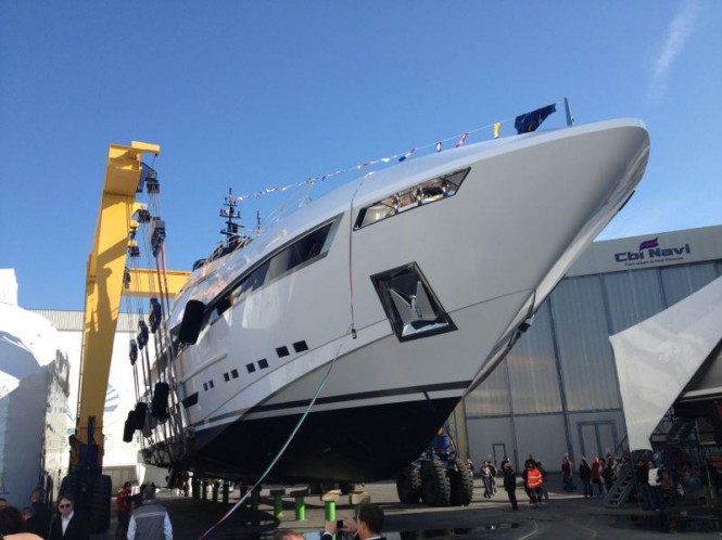49m Rossinavi FR027 Yacht Param Jamuna IV at launch