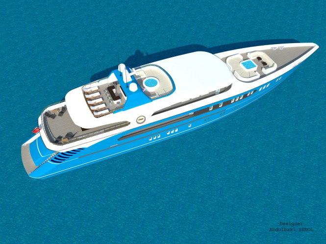55m Sport Yacht Concept by Abdulbaki Senol