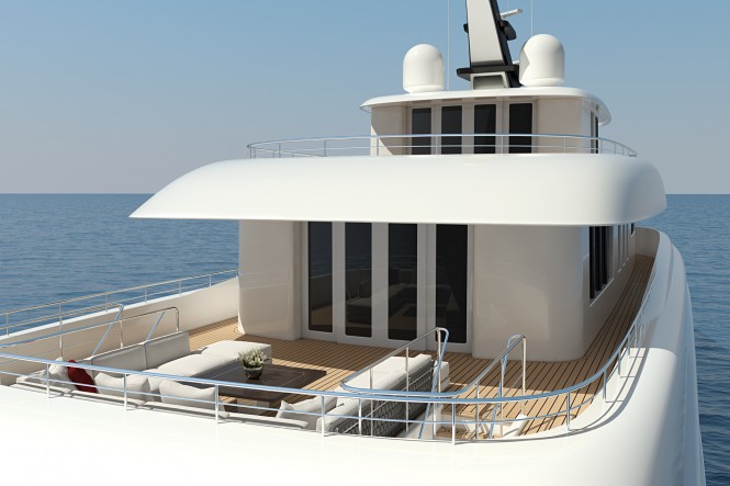 55m motor yacht Project Overture by Nick Mezas Yacht Design