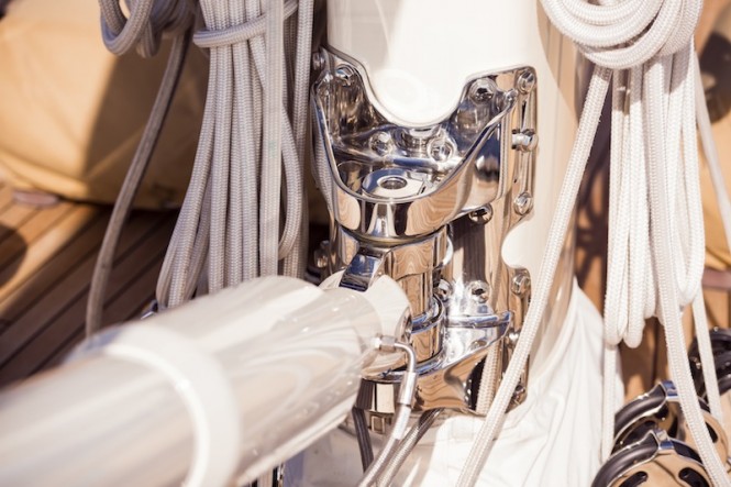 Royal Huisman Sailing Yacht Pumula - Photo by Cory Silken