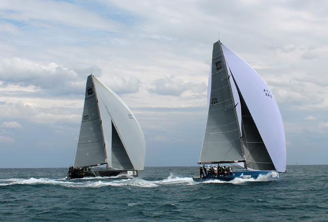 Azzurra in Miami for the TP52 World Championship - Photo credit Azzurra Sailing Team