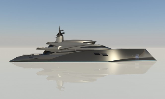 Elementum superyacht concept - Doors Closed