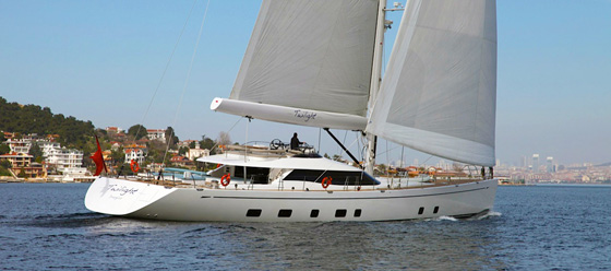 First Oyster 125 Yacht Twilight designed by Dubois