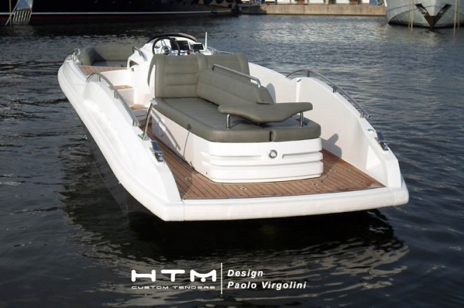 HTM 825 Open superyacht tender - aft view