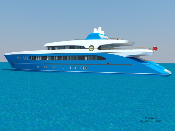 Latest 55m Sport Yacht Design by Senol Abdulbaki