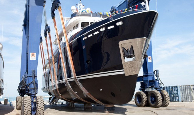 Launch of the Darwin Class 96 Yacht STELLA DI MARE by CdM Yachts