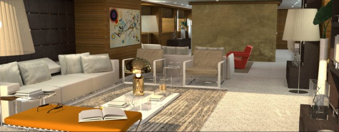 Luxury motor yacht Rahil - Interior