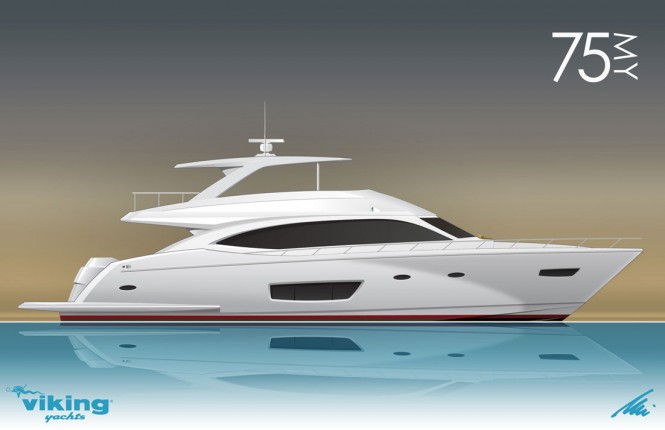 New Viking 75 Yacht by Viking Yachts