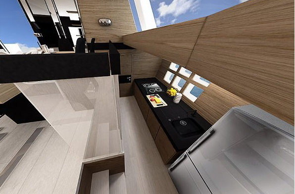 Sunreef 60 LOFT yacht concept - Galley