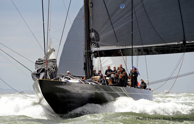 Superyacht Lionheart - front view Photo by Rick Tomlinson