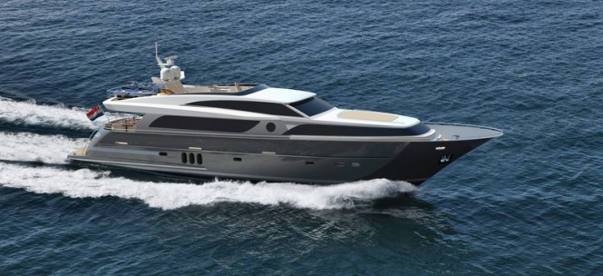 26m motor yacht Continental III by Wim van der Valk