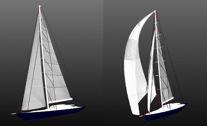 60m Perini Navi mega yacht Hull C.2218