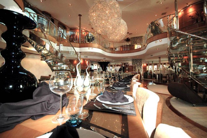 Aboard motor yacht SHERAKHAN