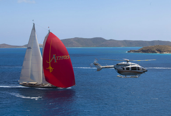 Hoek designed superyacht Athos - Photo credit to Superyacht Media