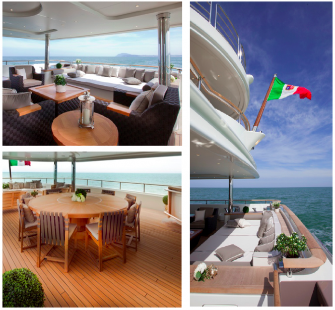 J'Ade yacht by CRN - Exterior areas