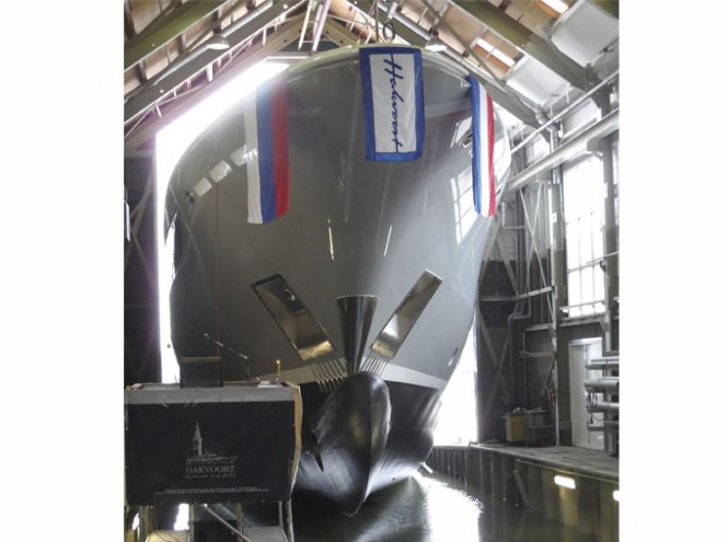 Launch of Apostrophe Yacht by Hakvoort and Diana Yacht Design