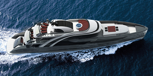 Luxury motor yacht Project Prince 50 by Prince Group and Ken Freivokh