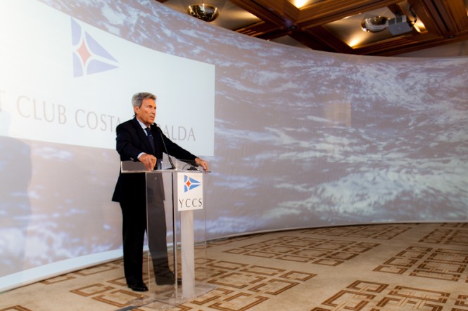 Riccardo Bonadeo, Commodore at YCCS Press Conference