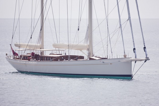 Royal Huisman Yacht Kamaxitha - Photo by Cory Silken