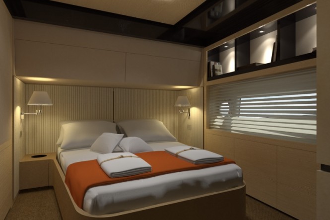 Superyacht Azimut 80 - Guest Cabin