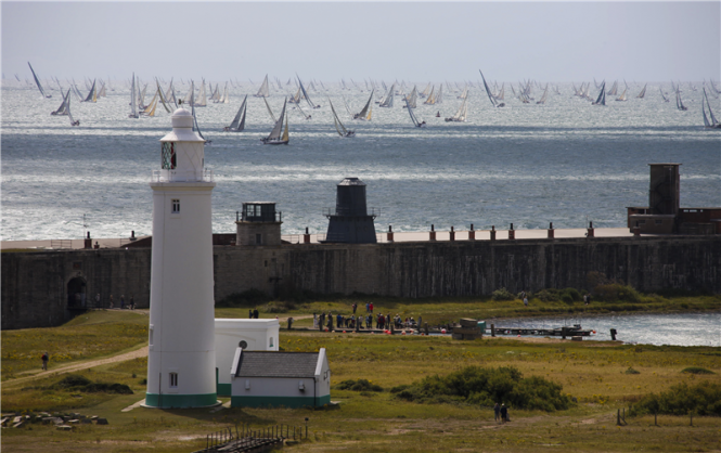 The Rolex Fastnet Race Fleet at the Solent - Photo by Rolex Carlo Borlenghi