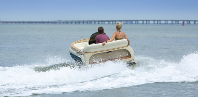 2013 Carbon Craft Superyacht Tender at full speed