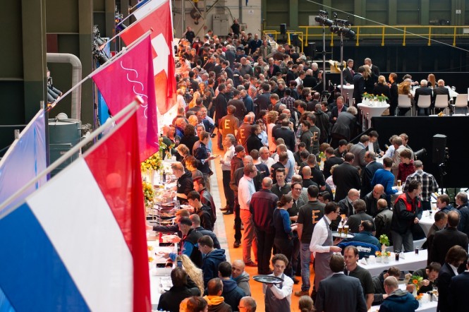 55m Limited Editions Amels 180 superyacht ENGELBERG christening