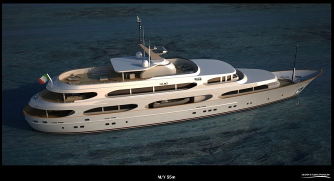 55m Spadolini Superyacht Project - upview
