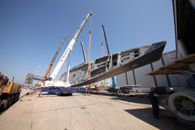 70m series' hull C2227 yacht by Perini Navi