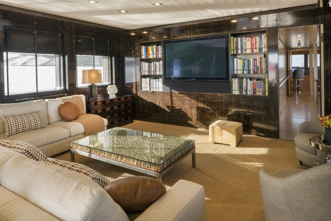 A2 Yacht - top deck lounge Photo credit to Paul Warchol